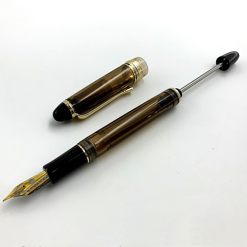 Fountain Pen Bottled Ink - 高級 Wingsung 699 真空充填万年筆アクリル透明バレルビジネスオフィス筆記インクペンギフトボックス付き