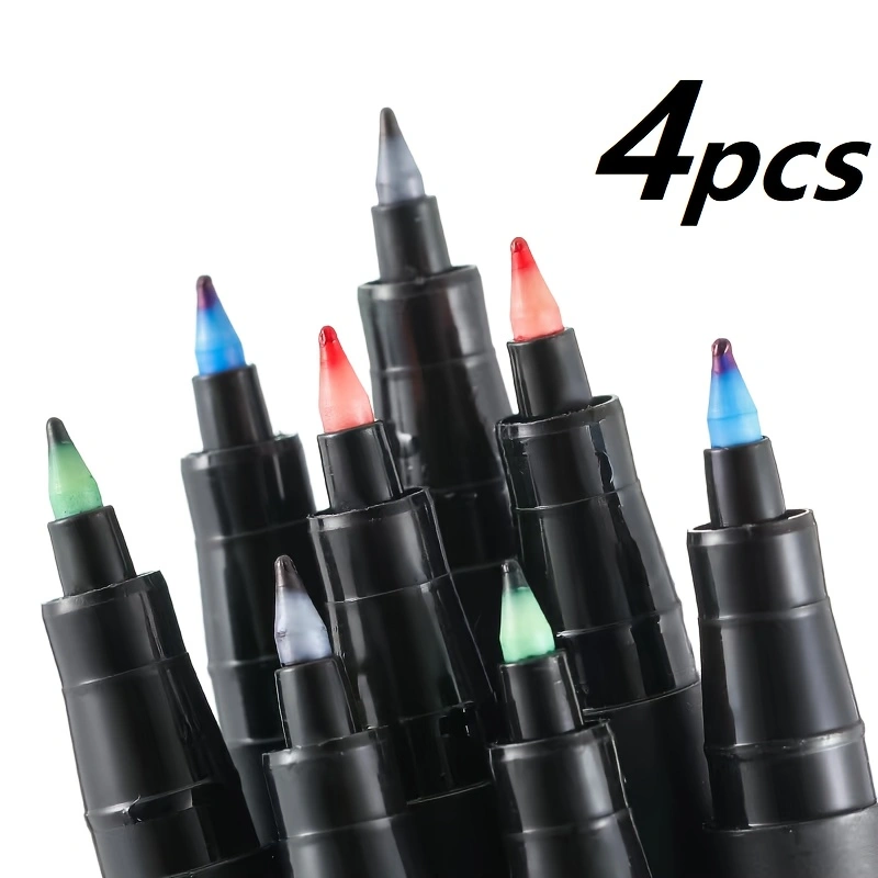 4色の細いペン先の油性マーカーペン – DIYの絵画、描画、 - Correction Pen Fine のレビューと価格