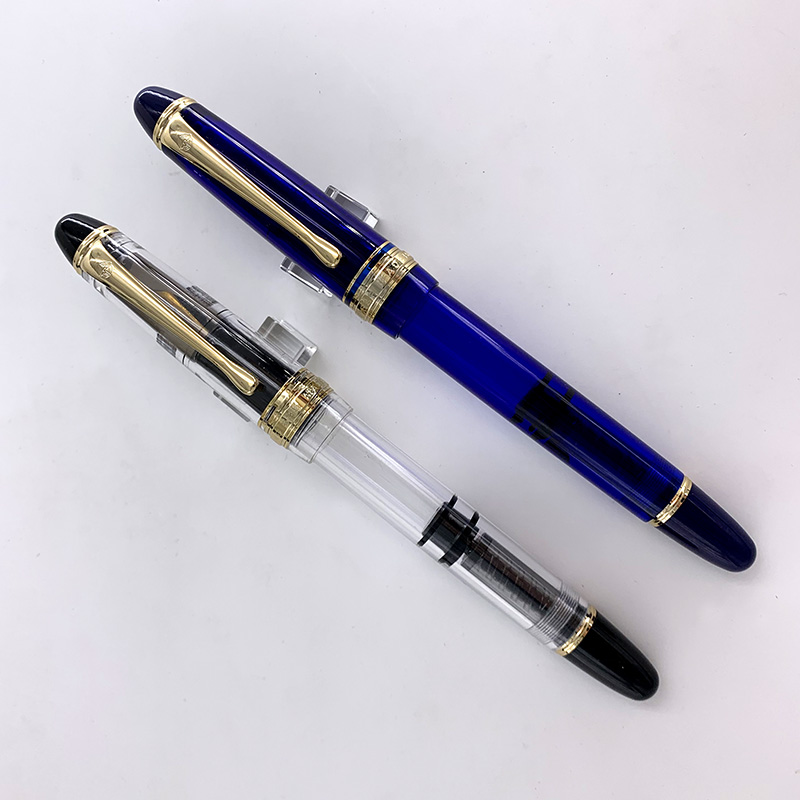 高級 Wingsung 699 真空充填万年筆アクリル透明バ - Fountain Pen Bottled Ink のレビューと価格