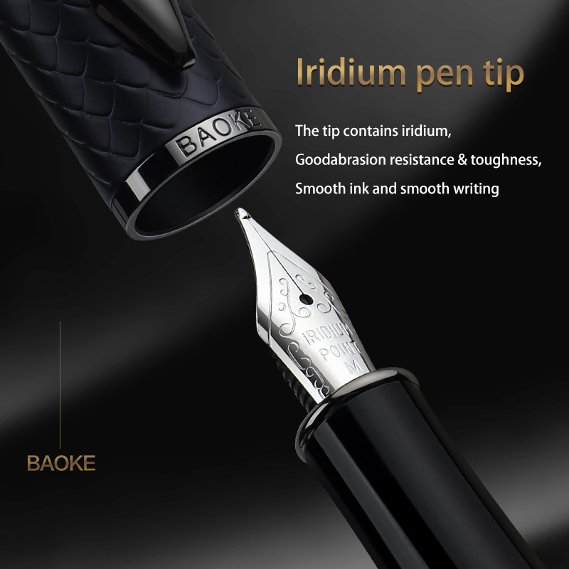 BAOKE T18/T19/T20 ブラックグレー万年筆ギフ - Fountain Pen Bottled Ink のレビューと価格
