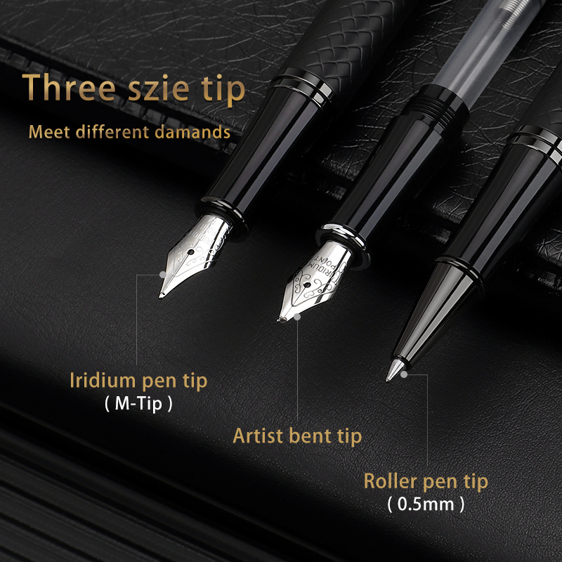 BAOKE T18/T19/T20 ブラックグレー万年筆ギフ - Fountain Pen Bottled Ink のレビューと価格