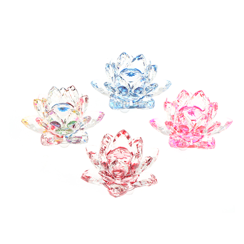 クォーツクリスタルの蓮の花,60mm,文鎮,風水装飾品,家, - Paper Weight Crystal のレビューと価格