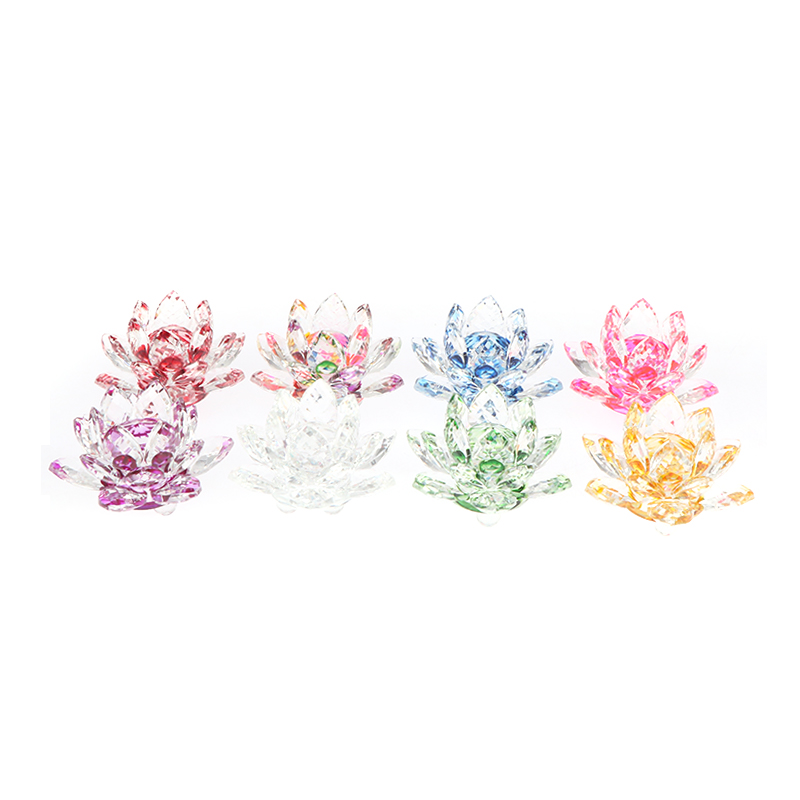 クォーツクリスタルの蓮の花,60mm,文鎮,風水装飾品,家, - Paper Weight Crystal のレビューと価格