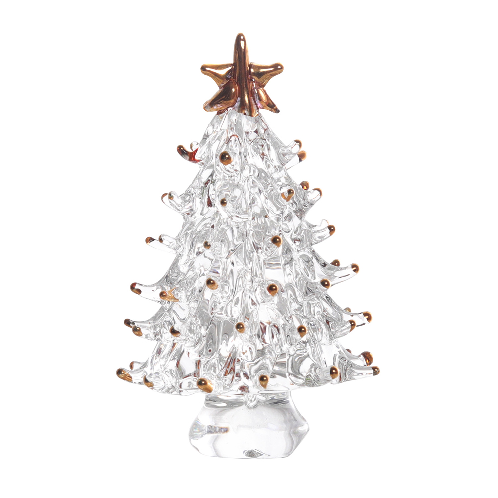 ミニチュアガラスの文鎮クリスマスツリー,クリスタルの置物,収 - Paper Weight Crystal のレビューと価格