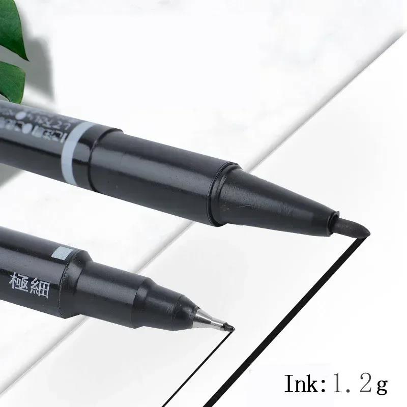 5/10 個ツインチップ油性マーカー黒/青/赤オイルペンファ - Correction Pen Fine のレビューと価格